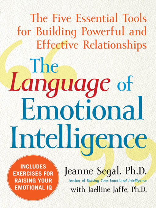 Title details for The Language of Emotional Intelligence by Jeanne Segal - Wait list